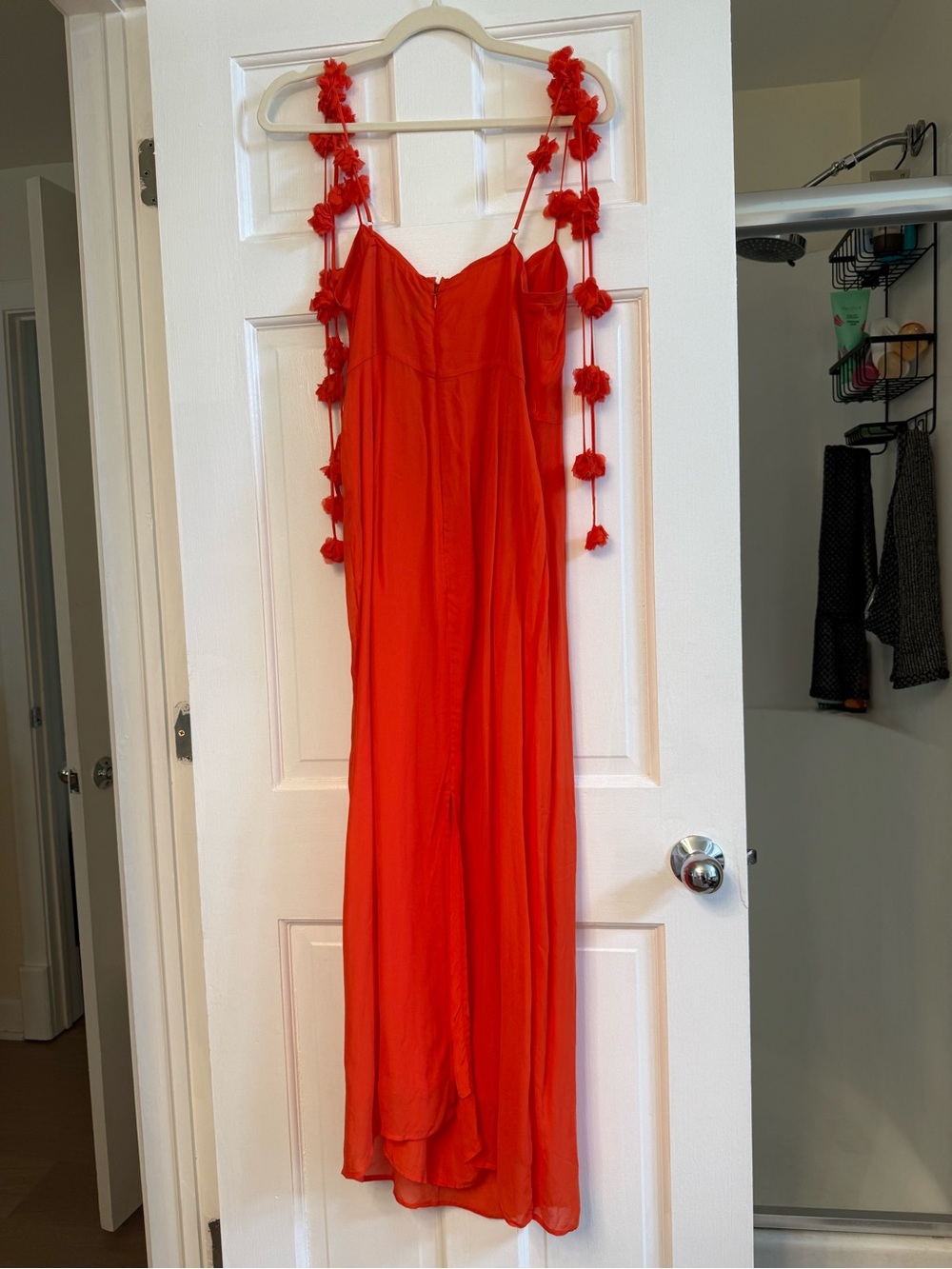 J. Crew Collection rosette-strap sheath dress in chiffon - Picture 7 of 11